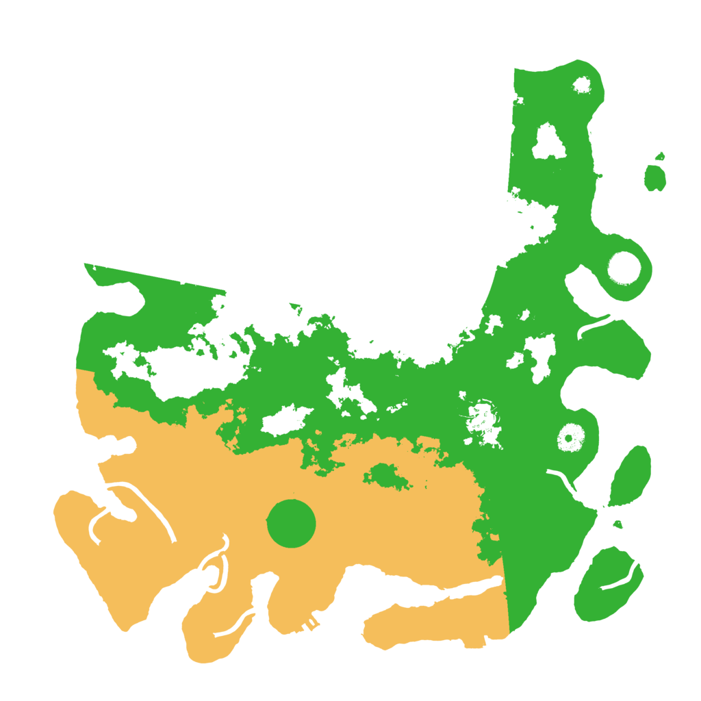 Biome Rust Map: Procedural Map, Size: 3800, Seed: 24183732