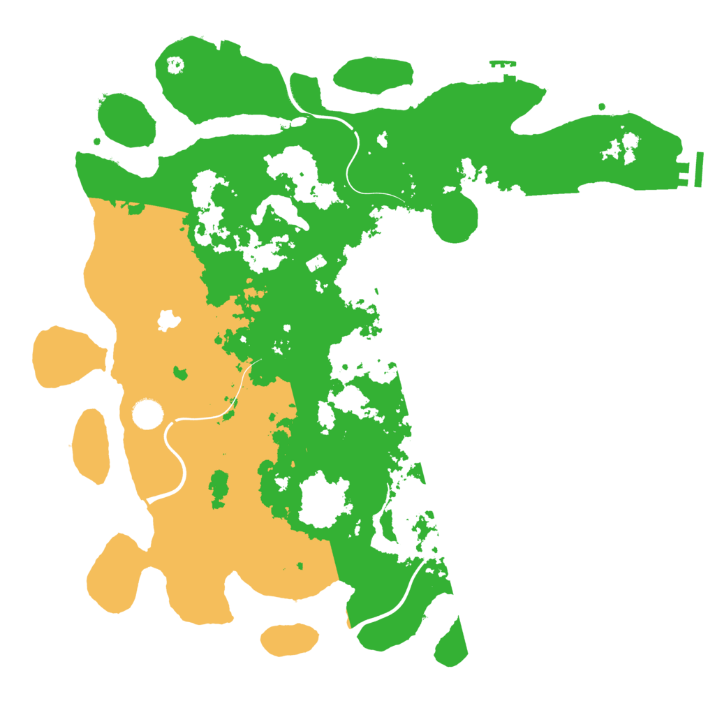 Biome Rust Map: Procedural Map, Size: 4100, Seed: 42527