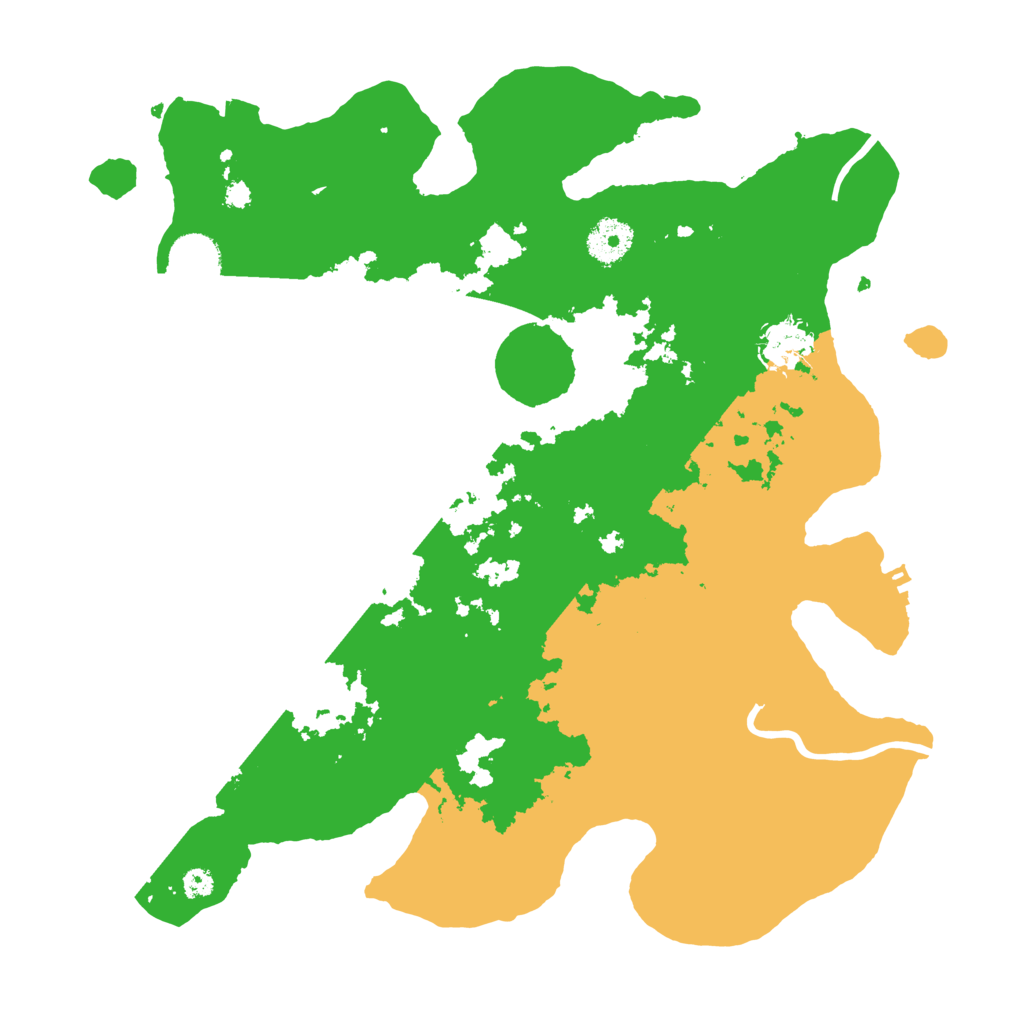 Biome Rust Map: Procedural Map, Size: 3500, Seed: 1967650603