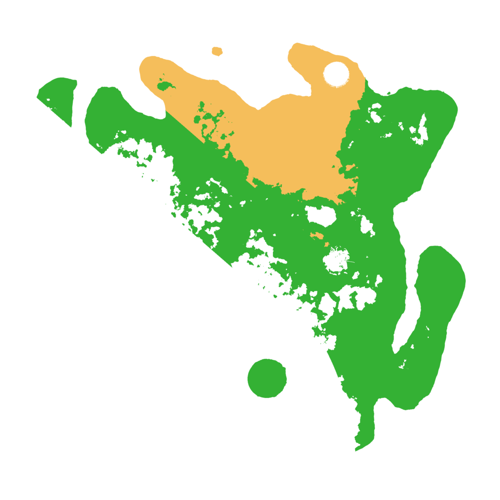 Biome Rust Map: Barren, Size: 3500, Seed: 450402721