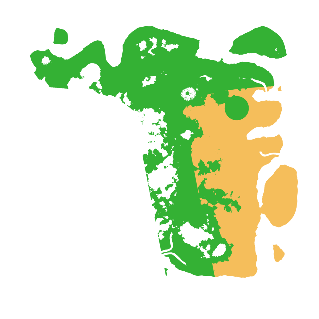 Biome Rust Map: Procedural Map, Size: 3500, Seed: 67051220