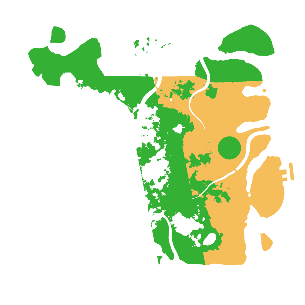 Biome Rust Map: Procedural Map, Size: 3500, Seed: 67051220