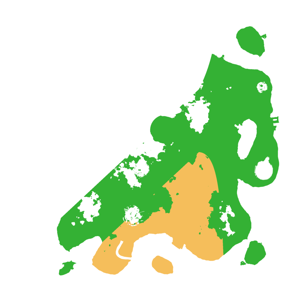 Biome Rust Map: Procedural Map, Size: 3000, Seed: 21816