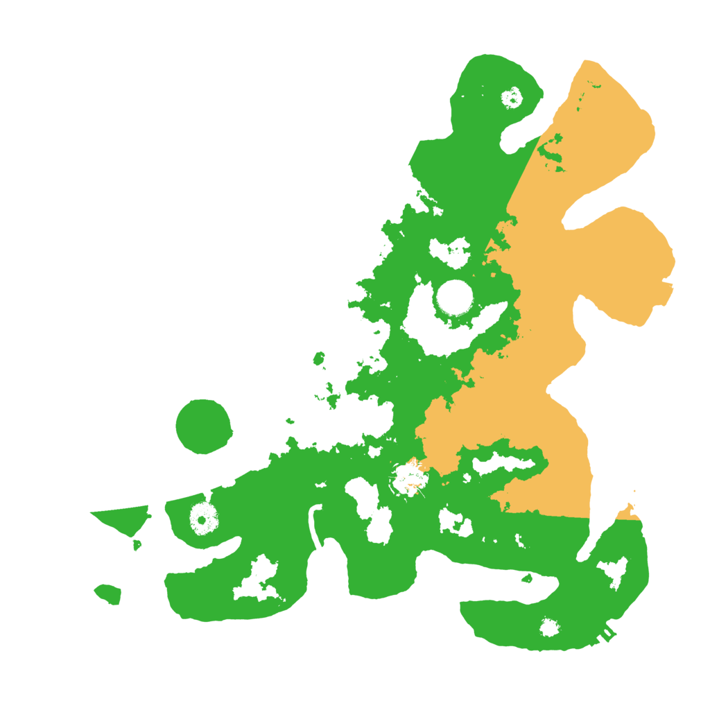 Biome Rust Map: Procedural Map, Size: 3500, Seed: 1313131313