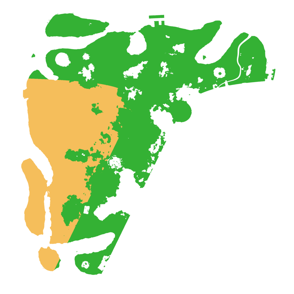 Biome Rust Map: Procedural Map, Size: 3900, Seed: 10