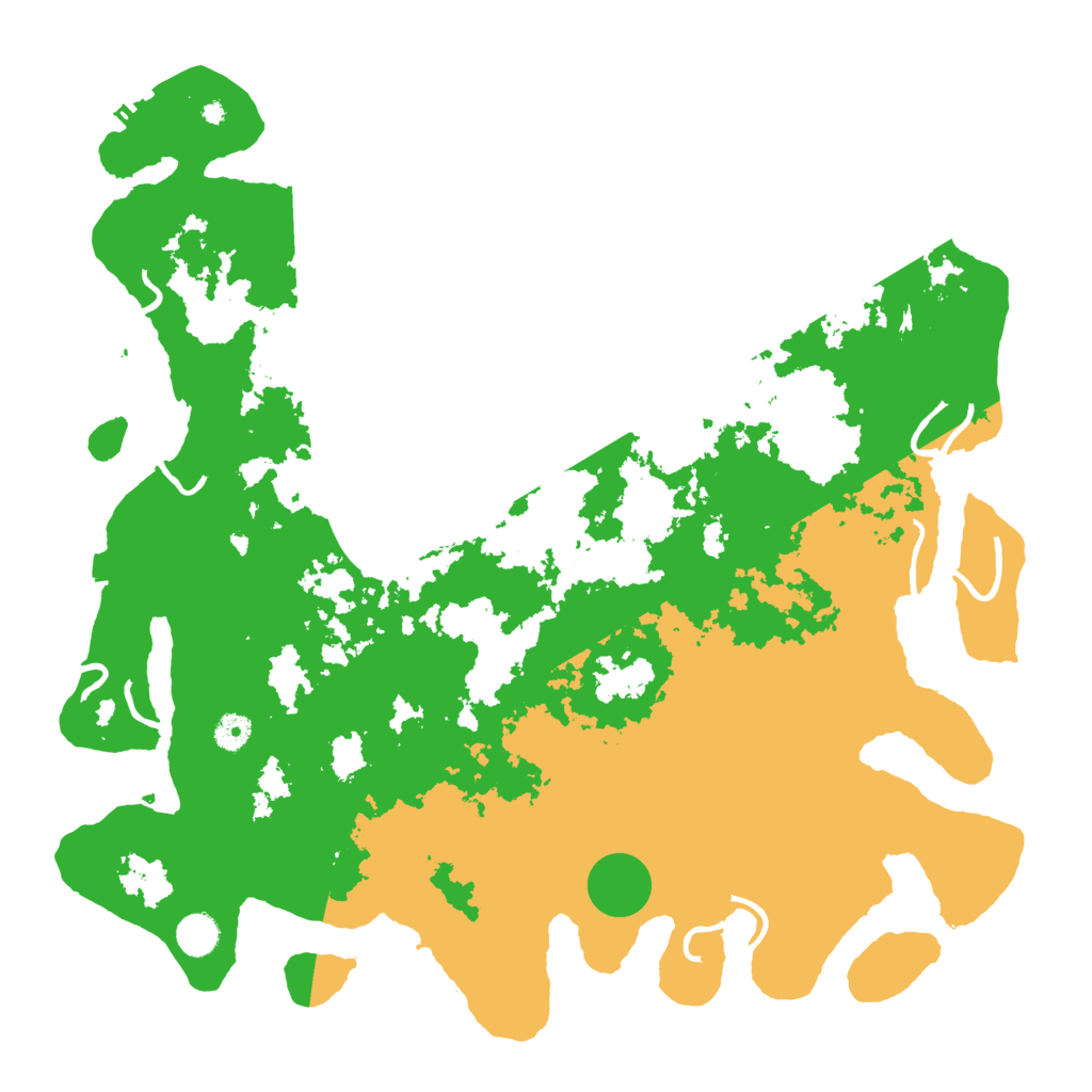 Biome Rust Map: Procedural Map, Size: 4500, Seed: 4514247