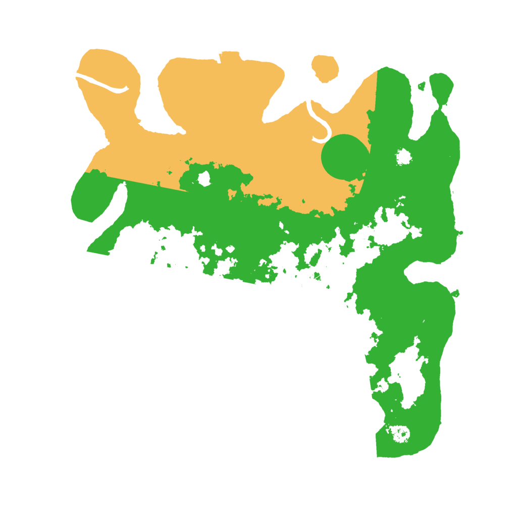 Biome Rust Map: Procedural Map, Size: 3000, Seed: 751213452