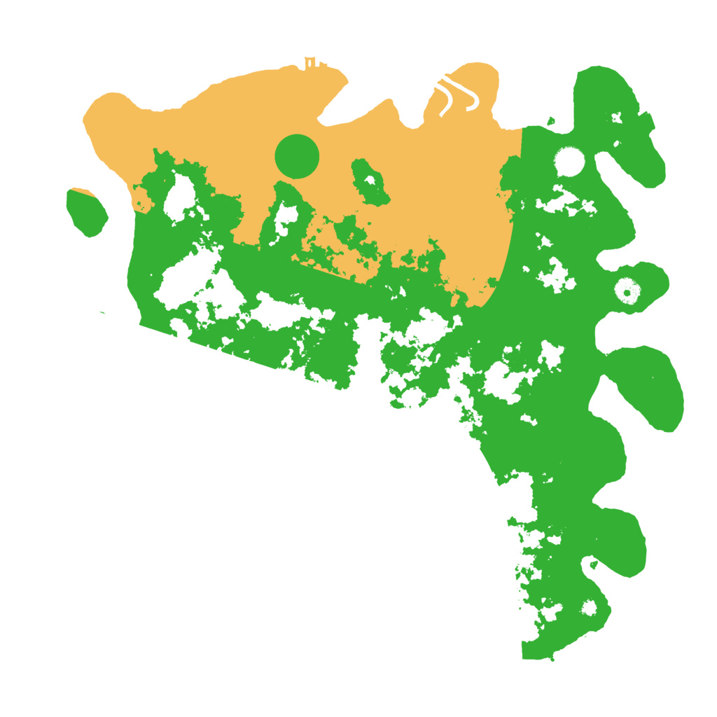 Biome Rust Map: Procedural Map, Size: 4250, Seed: 288934893