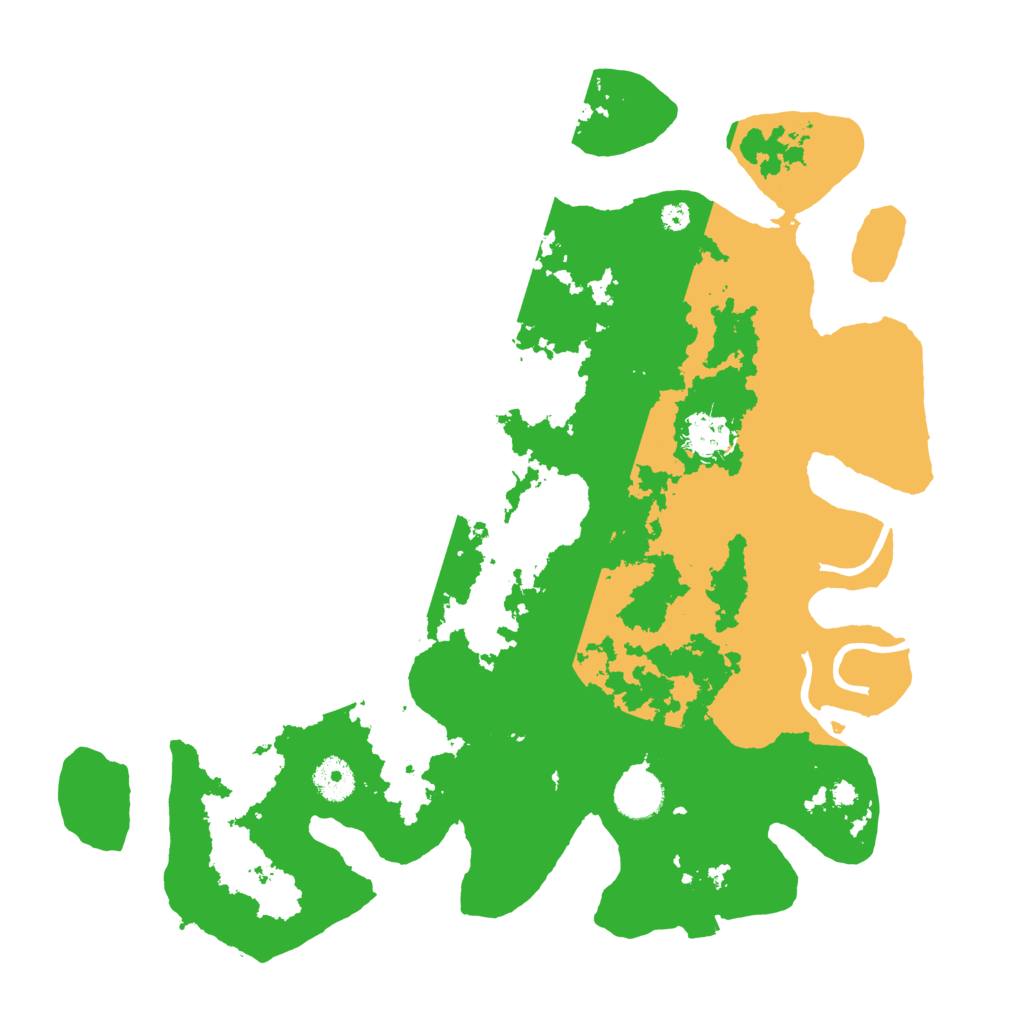 Biome Rust Map: Procedural Map, Size: 3700, Seed: 536761573