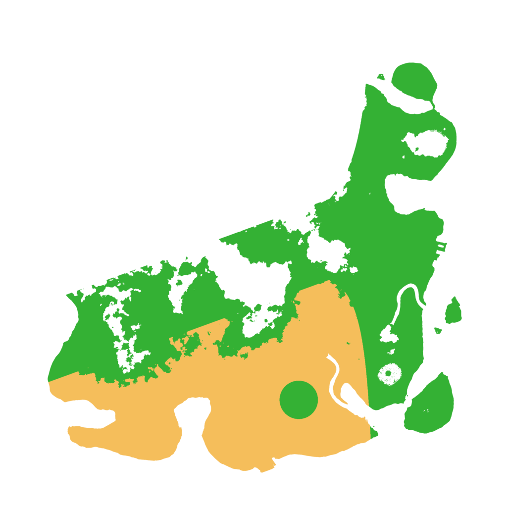 Biome Rust Map: Procedural Map, Size: 3500, Seed: 683576695
