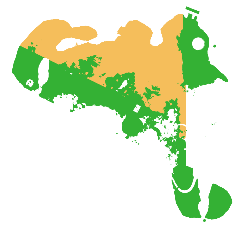 Biome Rust Map: Procedural Map, Size: 3500, Seed: 1267745174