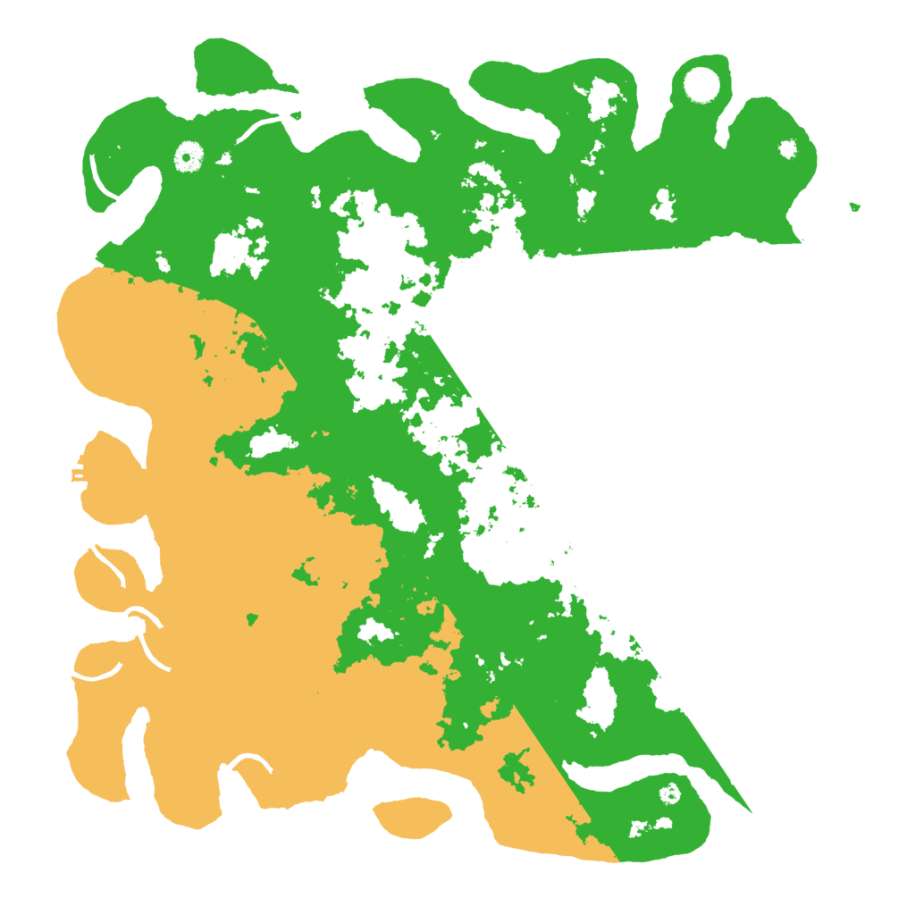 Biome Rust Map: Procedural Map, Size: 4500, Seed: 14525