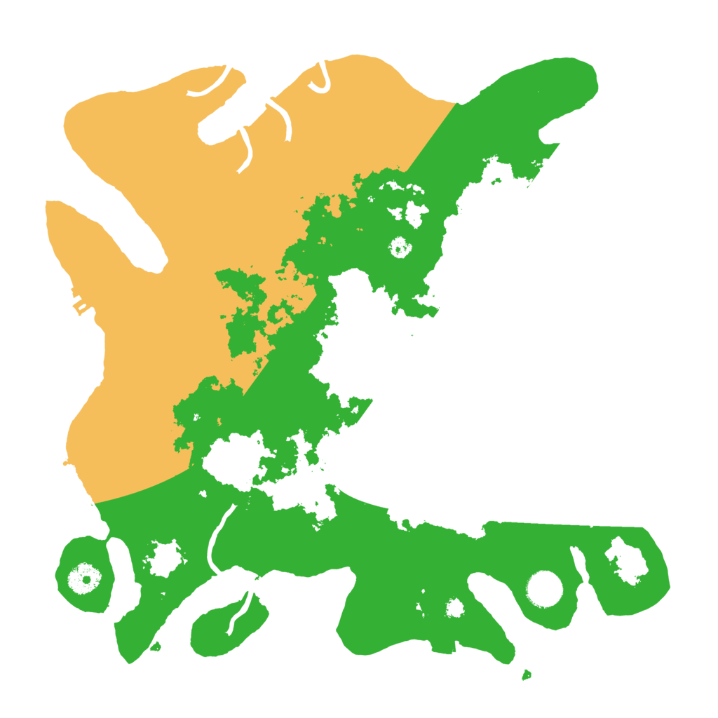 Biome Rust Map: Procedural Map, Size: 3500, Seed: 1457174443