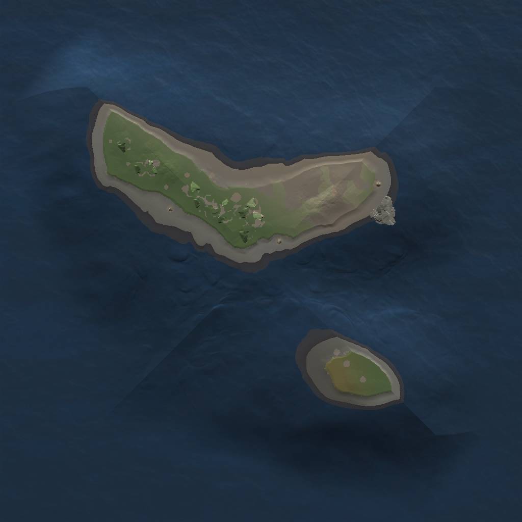 Rust Map: Procedural Map, Size: 1000, Seed: 1371588254, 3 Monuments