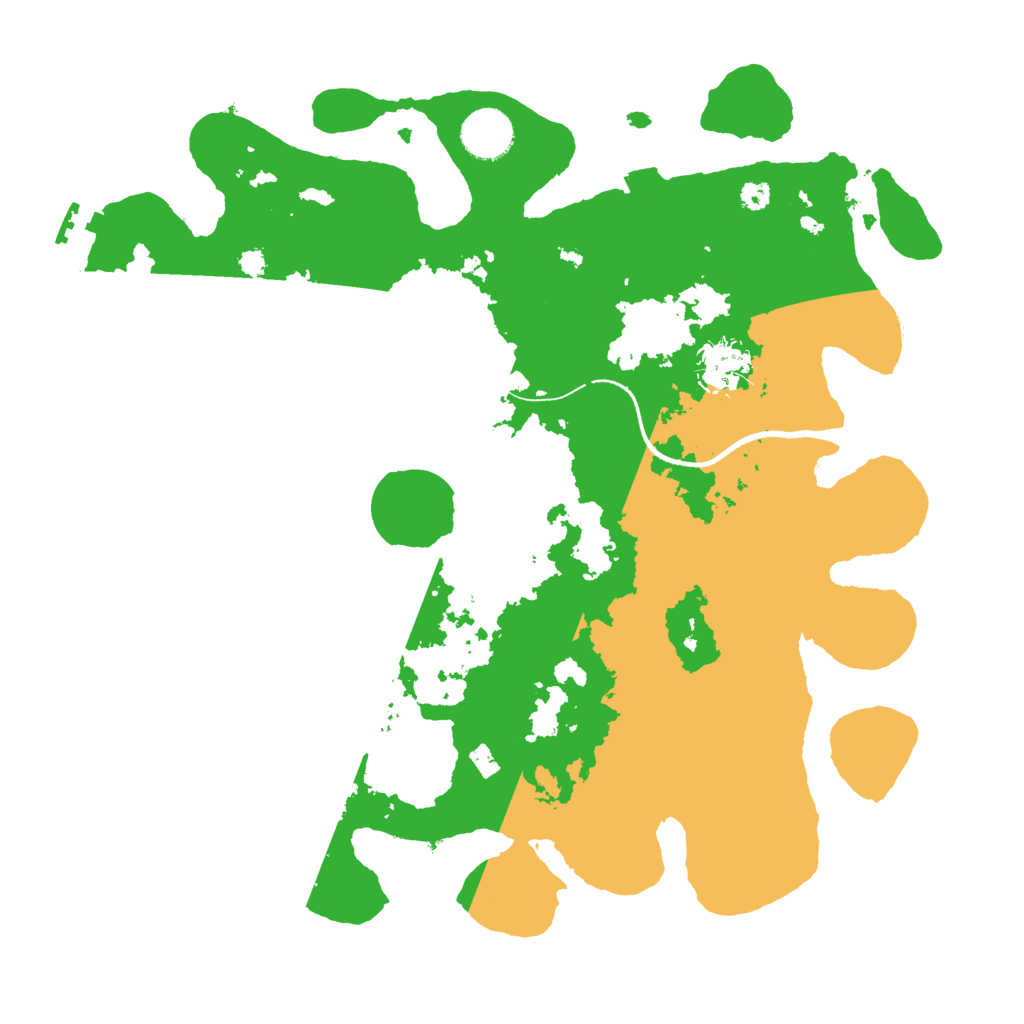 Biome Rust Map: Procedural Map, Size: 3500, Seed: 1545647063