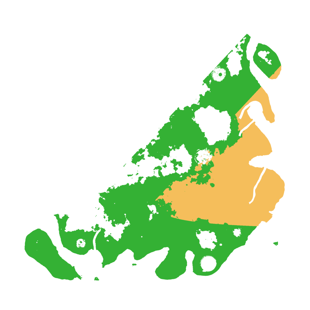 Biome Rust Map: Procedural Map, Size: 3500, Seed: 430068139