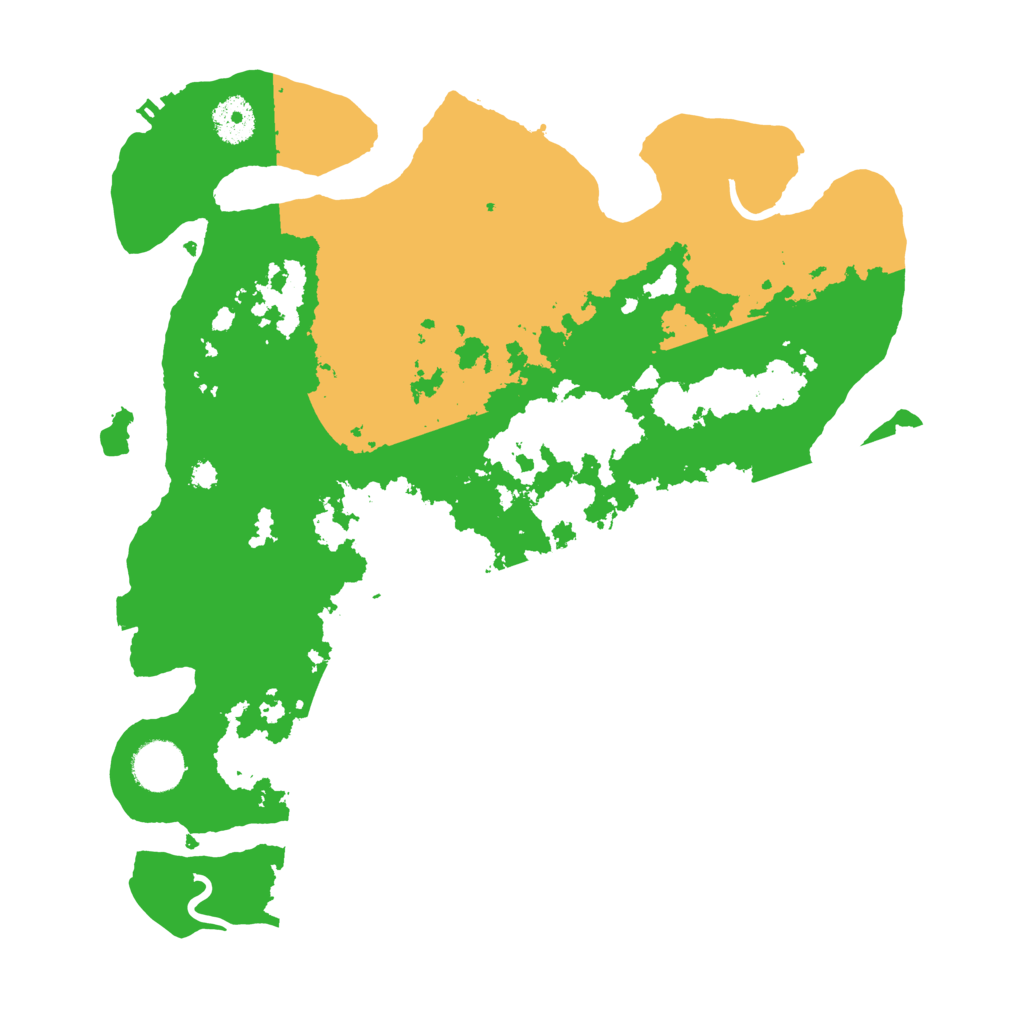 Biome Rust Map: Procedural Map, Size: 3500, Seed: 1649725210