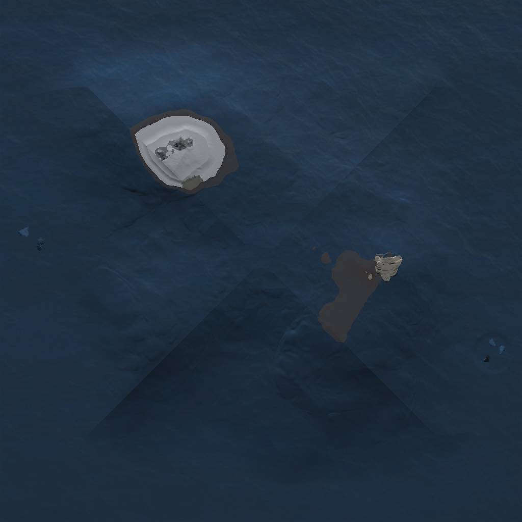 Rust Map: Procedural Map, Size: 1000, Seed: 146734997, 3 Monuments