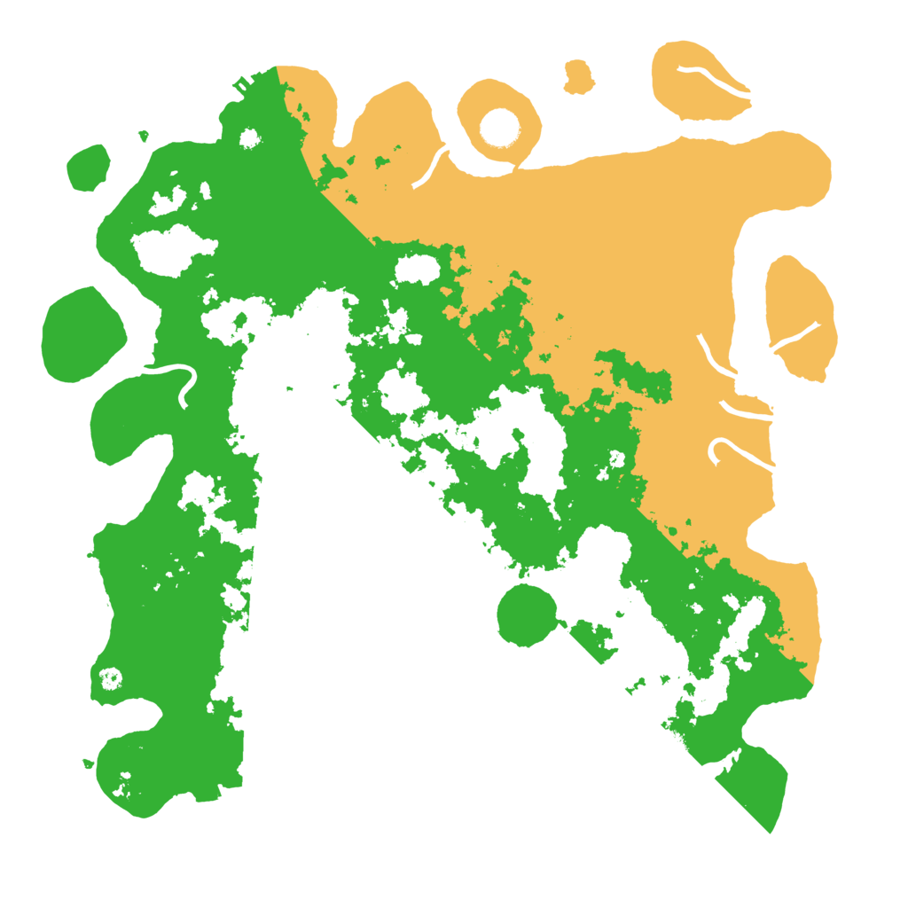 Biome Rust Map: Procedural Map, Size: 4100, Seed: 446249586