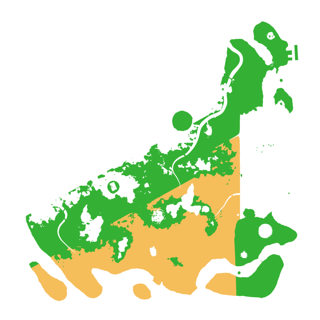 Biome Rust Map: Procedural Map, Size: 4250, Seed: 8135297
