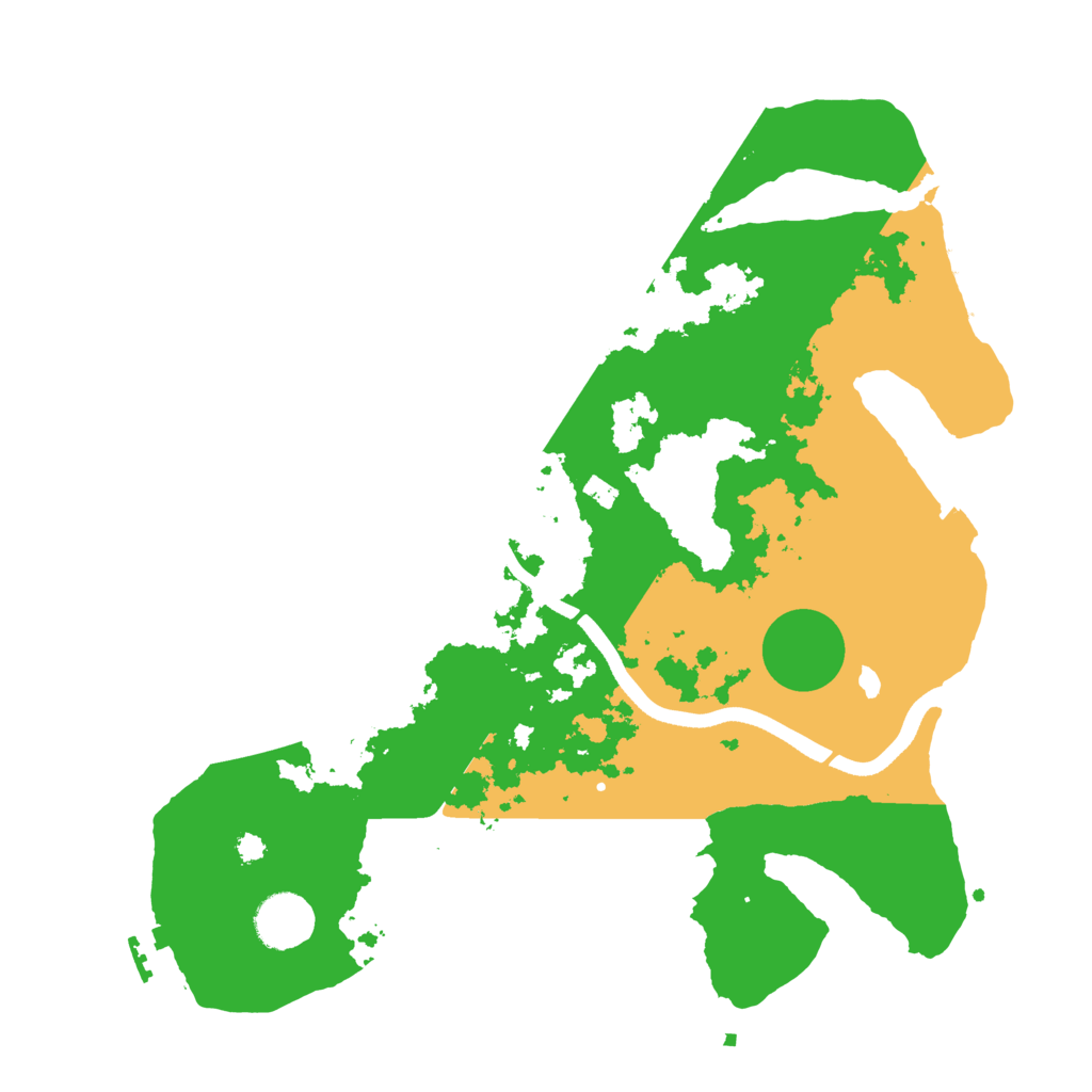 Biome Rust Map: Procedural Map, Size: 3500, Seed: 795856414