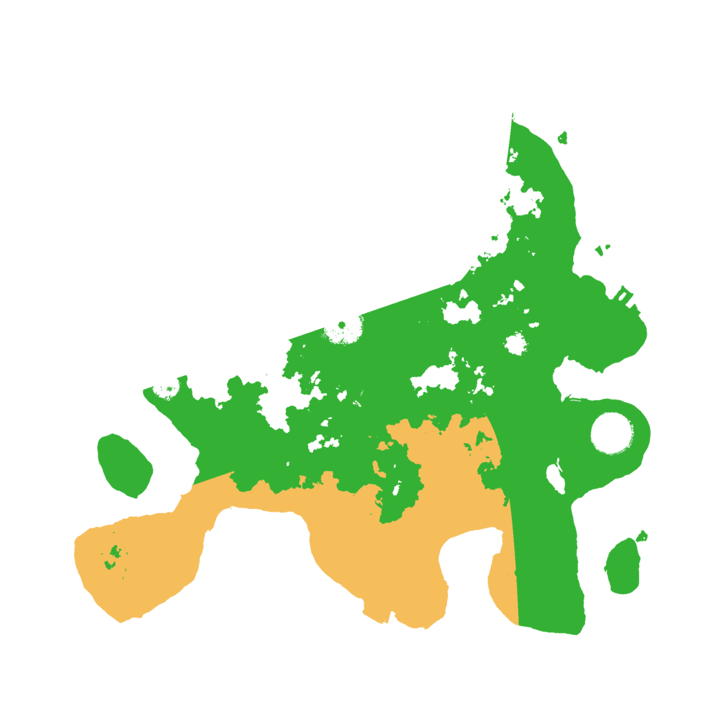Biome Rust Map: Procedural Map, Size: 3000, Seed: 754833315
