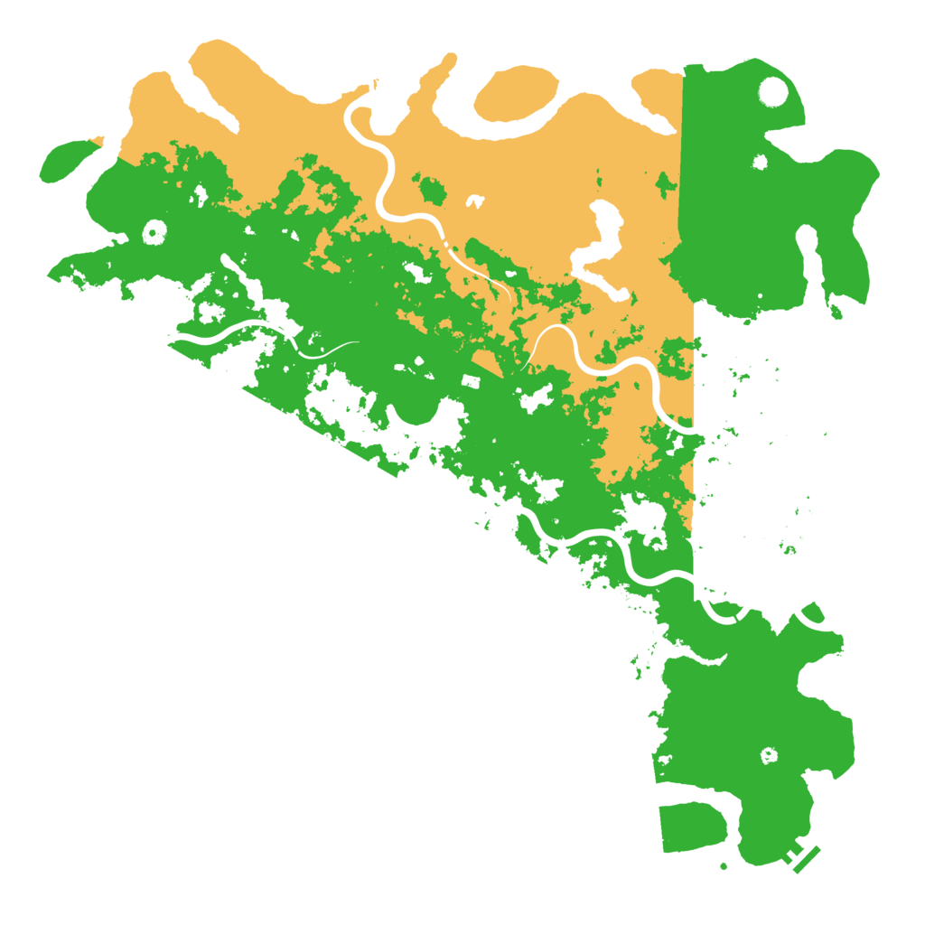 Biome Rust Map: Procedural Map, Size: 5500, Seed: 860757858