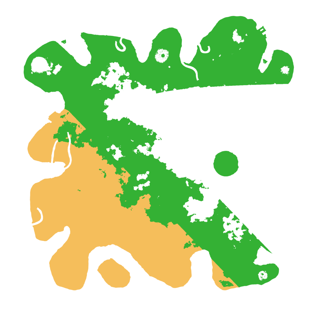 Biome Rust Map: Procedural Map, Size: 3500, Seed: 34874611