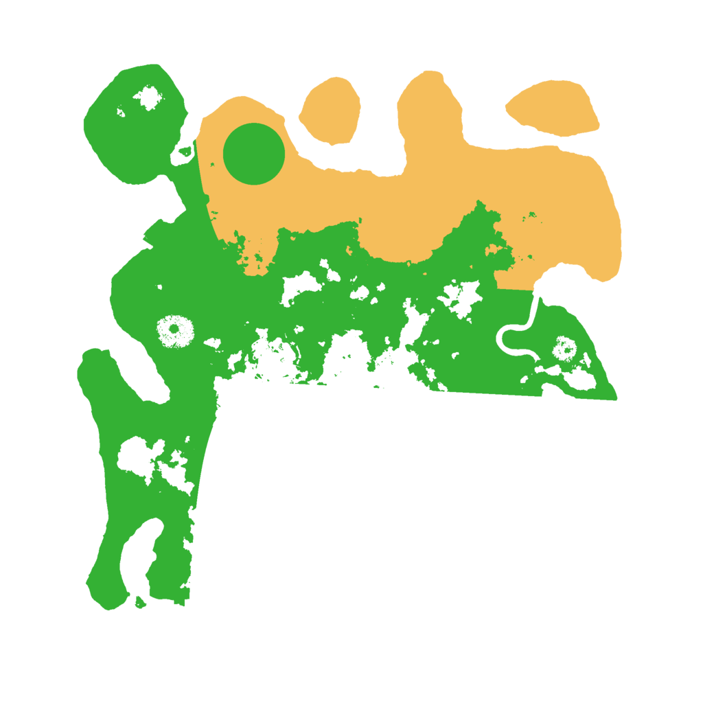 Biome Rust Map: Procedural Map, Size: 3000, Seed: 11725