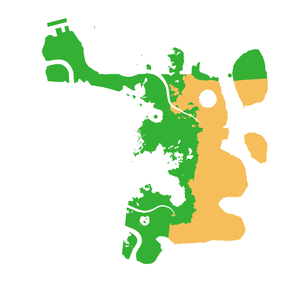 Biome Rust Map: Procedural Map, Size: 3000, Seed: 1398969385