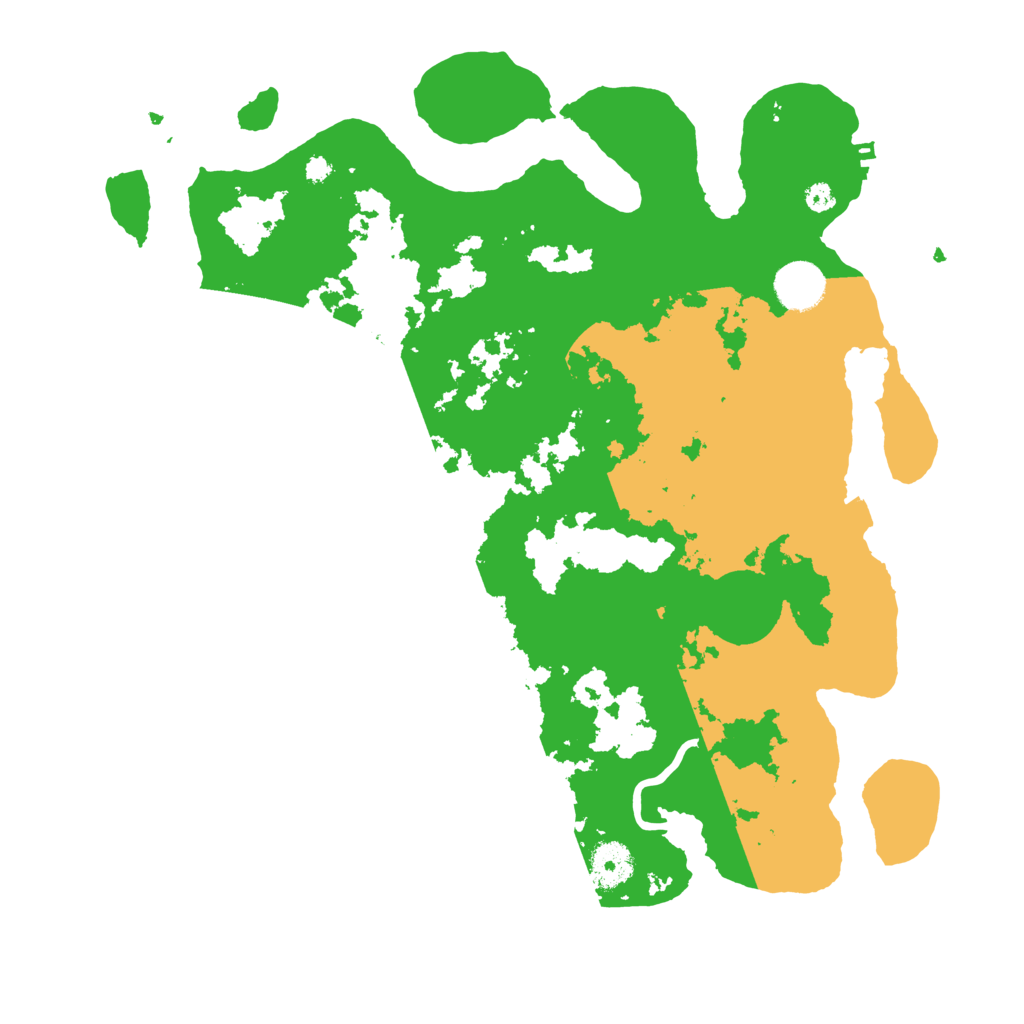 Biome Rust Map: Procedural Map, Size: 3650, Seed: 39024899