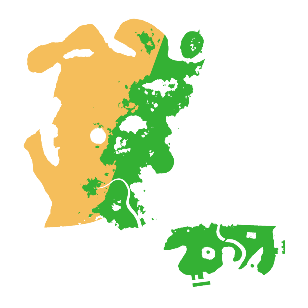 Biome Rust Map: Procedural Map, Size: 3500, Seed: 1179970378