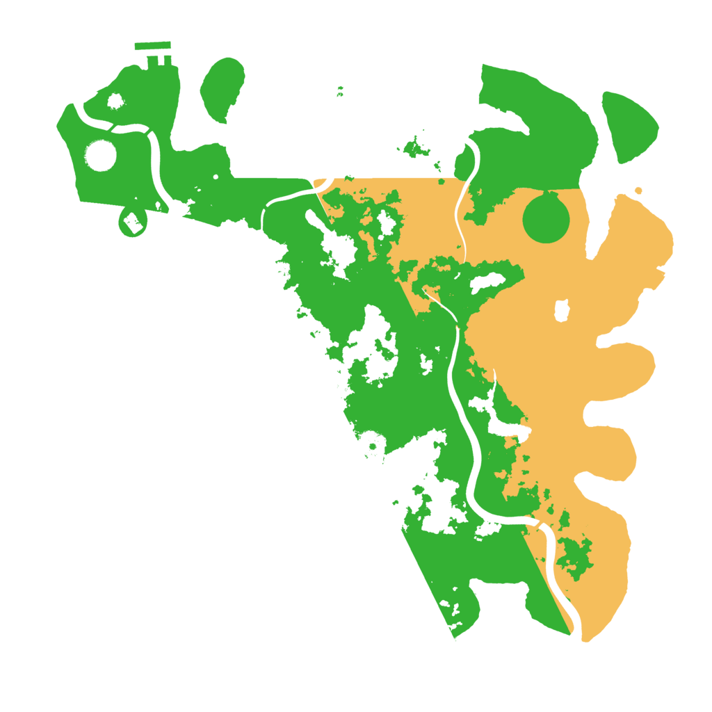Biome Rust Map: Procedural Map, Size: 4000, Seed: 1256414991