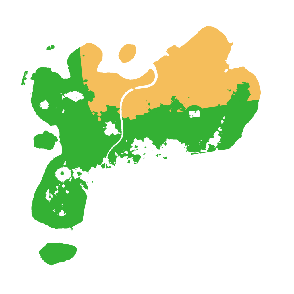 Biome Rust Map: Procedural Map, Size: 3000, Seed: 698951215