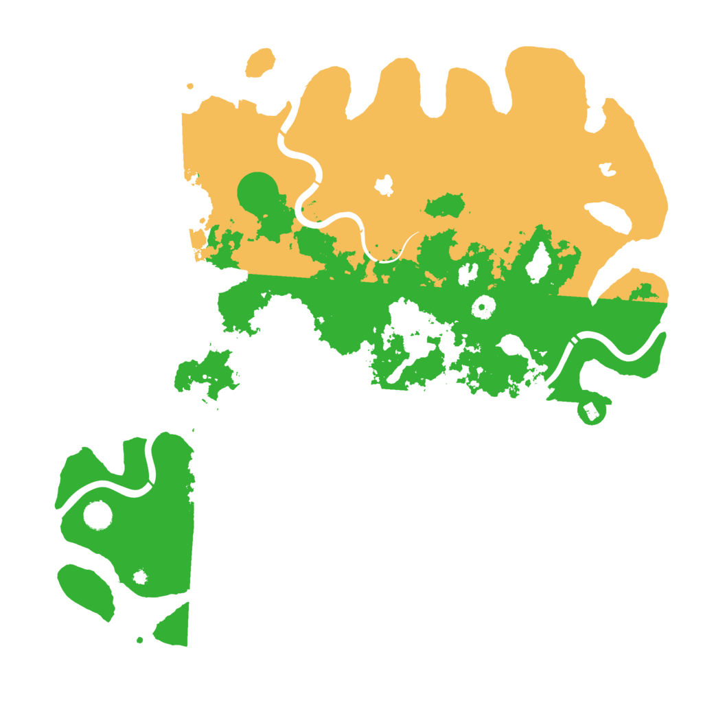 Biome Rust Map: Procedural Map, Size: 4500, Seed: 1975593522