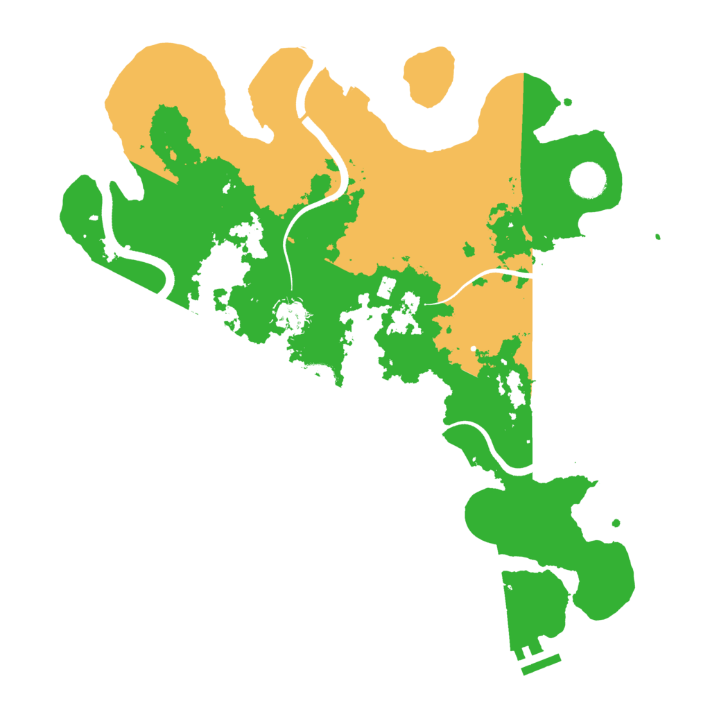 Biome Rust Map: Procedural Map, Size: 3528, Seed: 1363114918