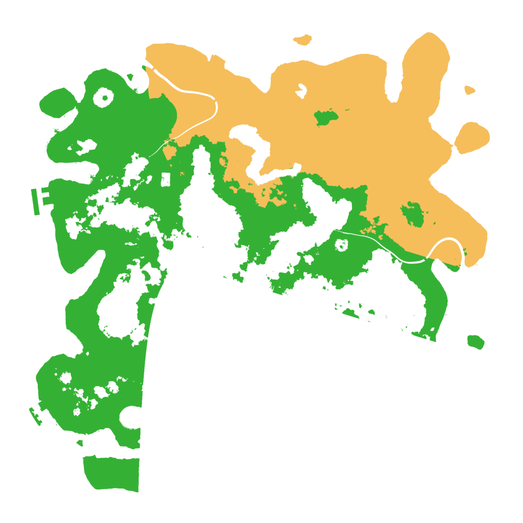 Biome Rust Map: Procedural Map, Size: 4000, Seed: 1921760255