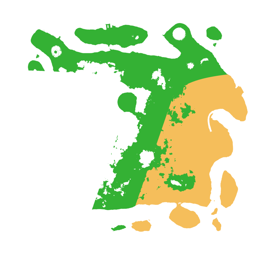 Biome Rust Map: Procedural Map, Size: 3700, Seed: 227508154