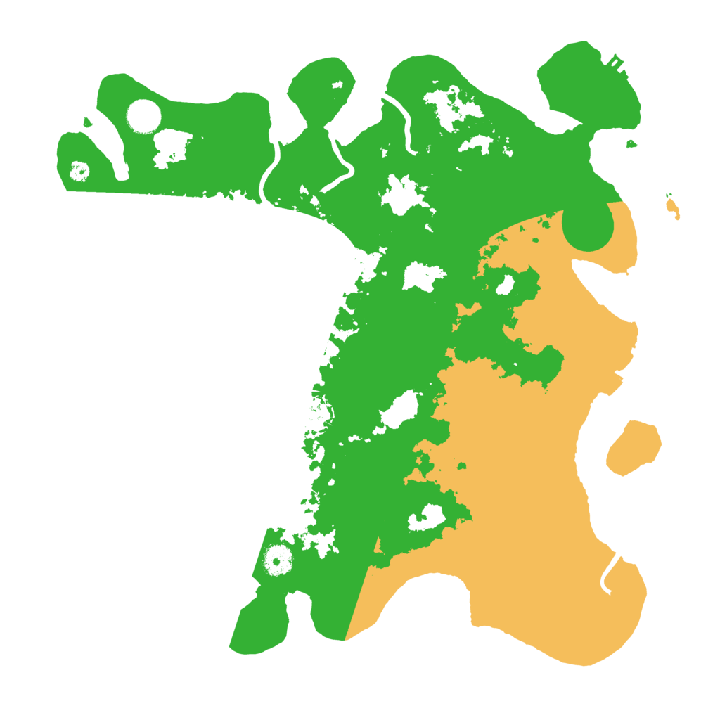 Biome Rust Map: Procedural Map, Size: 3700, Seed: 2056173837