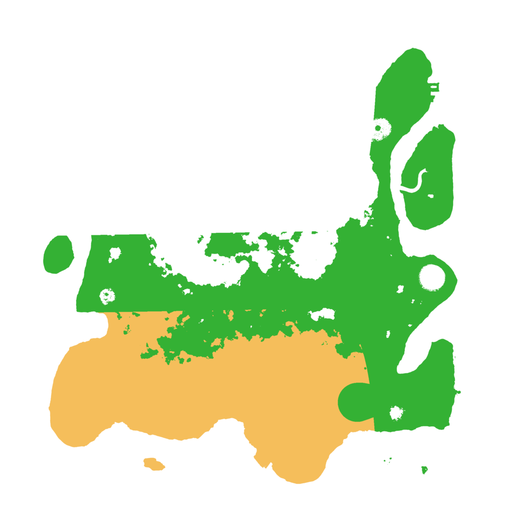 Biome Rust Map: Procedural Map, Size: 3500, Seed: 115982509