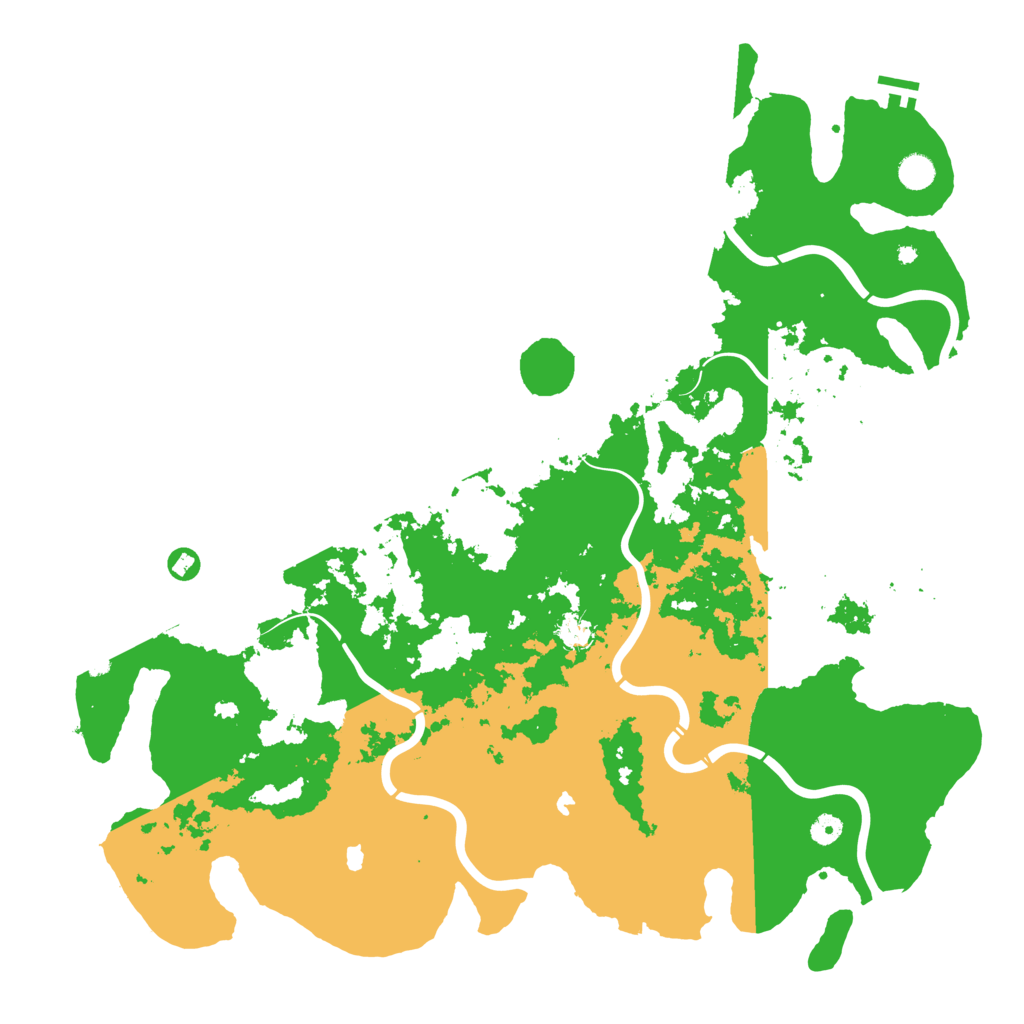 Biome Rust Map: Procedural Map, Size: 5000, Seed: 912830091