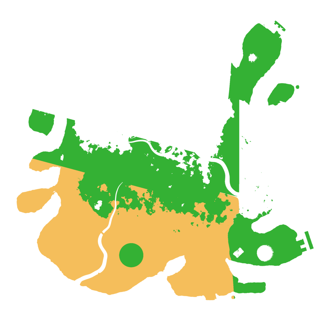 Biome Rust Map: Procedural Map, Size: 3500, Seed: 1763279567