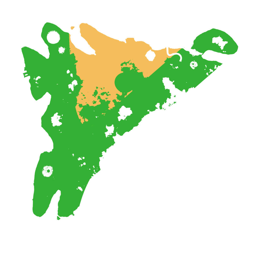 Biome Rust Map: Procedural Map, Size: 3500, Seed: 887715634
