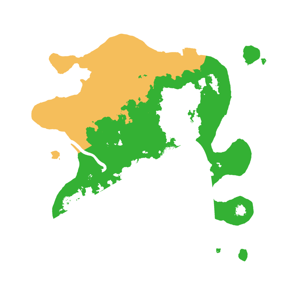 Biome Rust Map: Procedural Map, Size: 2500, Seed: 174244891