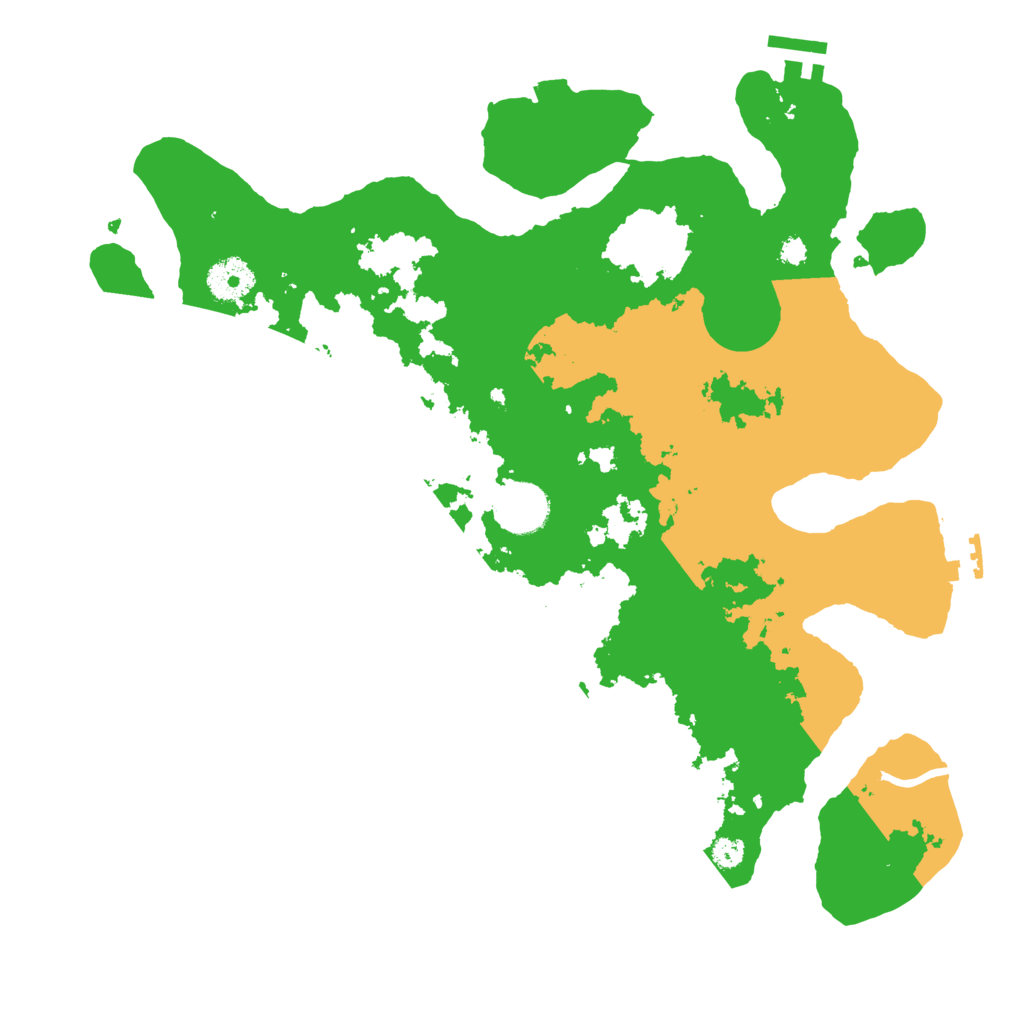 Biome Rust Map: Procedural Map, Size: 3500, Seed: 1824418019
