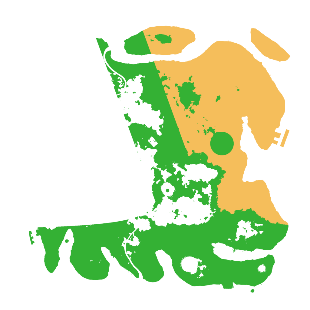Biome Rust Map: Procedural Map, Size: 3500, Seed: 949345120