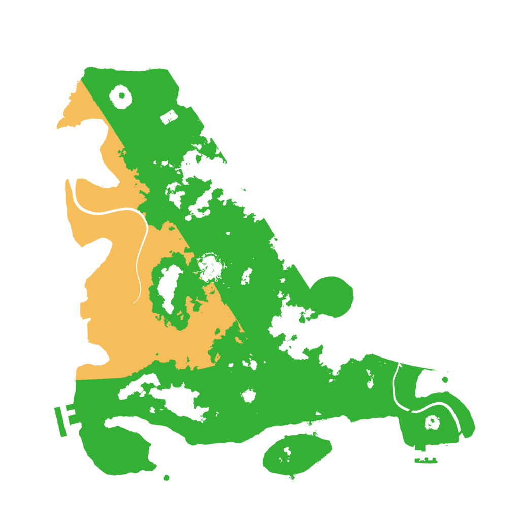 Biome Rust Map: Procedural Map, Size: 3500, Seed: 1230307368