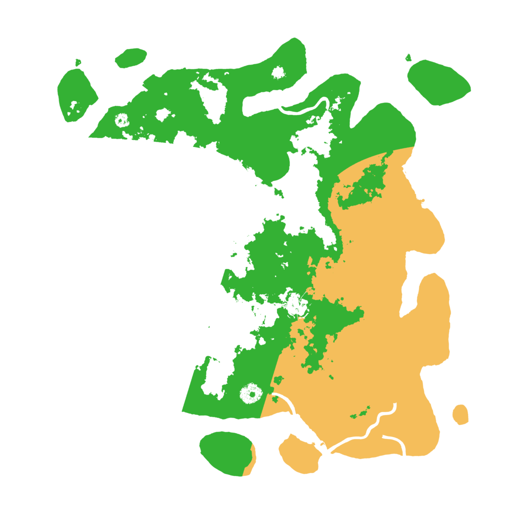 Biome Rust Map: Procedural Map, Size: 3700, Seed: 344194842
