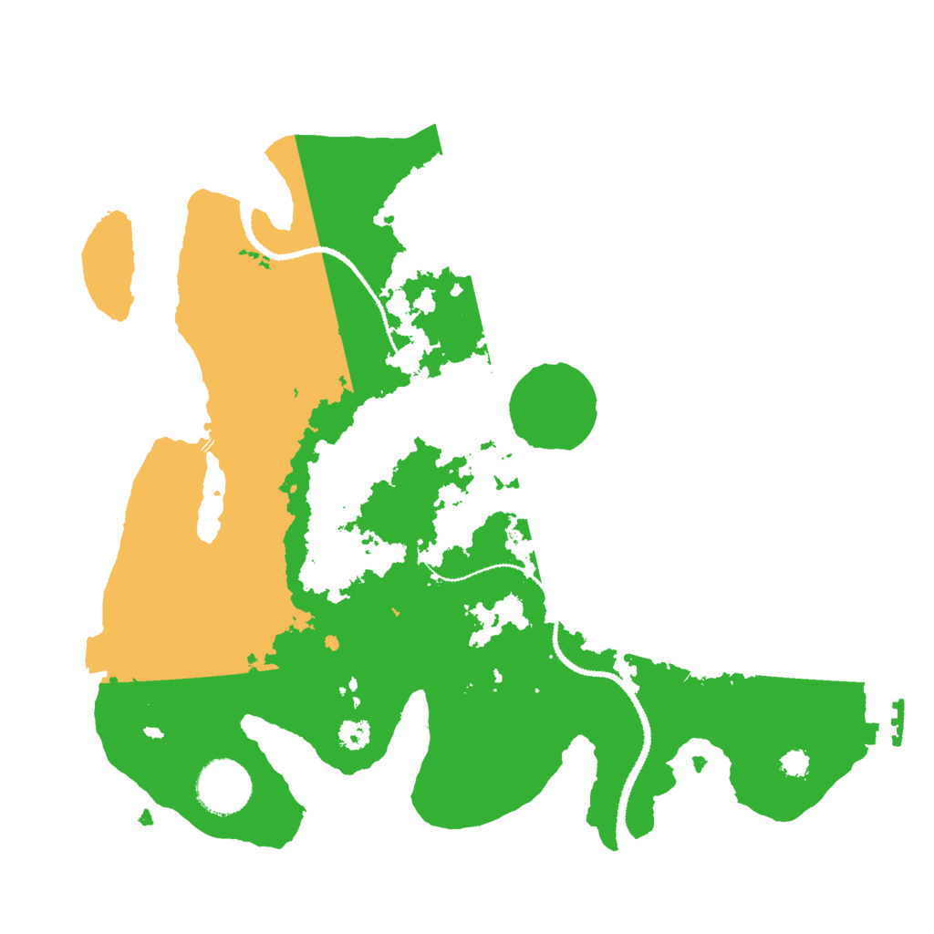 Biome Rust Map: Procedural Map, Size: 3000, Seed: 666472004