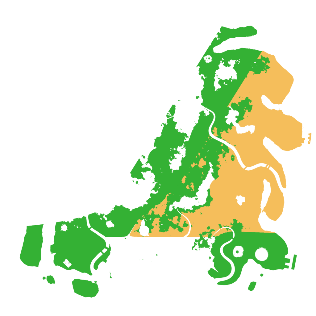 Biome Rust Map: Procedural Map, Size: 4250, Seed: 163666436